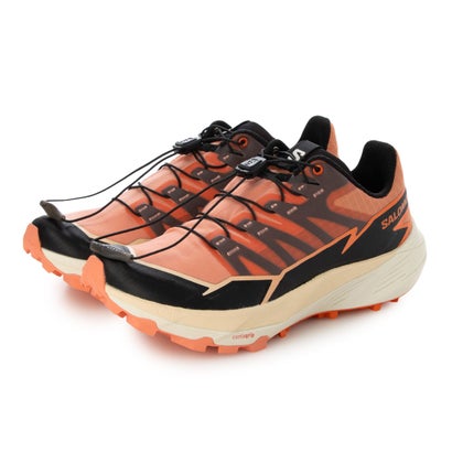 サロモン SALOMON THUNDERCROSS トレイルランニングシューズ （コーラル×ブラック×オレンジ）