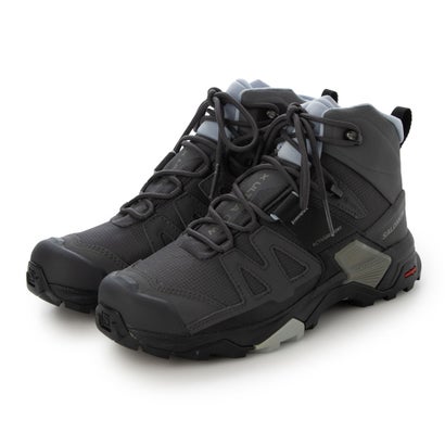 サロモン SALOMON X ULTRA 4 MID GORE-TEX ハイキングブーツ （マグネット×ブラック×ブルー）