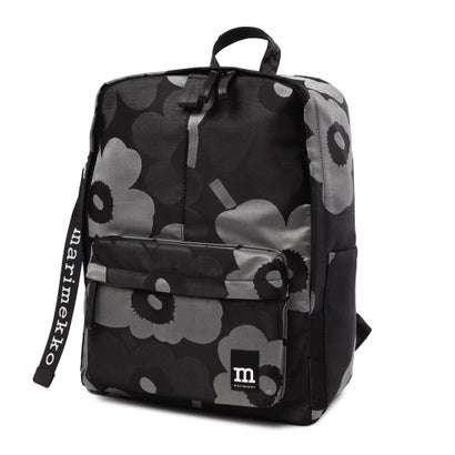 マリメッコ marimekko ジップ トップ バックパック リュック (ウニッコグレー×ダークグレー)|LOCOMALL(ロコンド公式ストア)