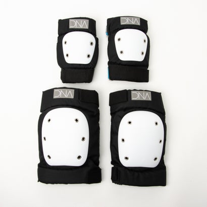 ディーエヌエー スケートボード DNA SKATE ORIGINAL KNEE＆ELBOW PACK プロテクター （ブラック）