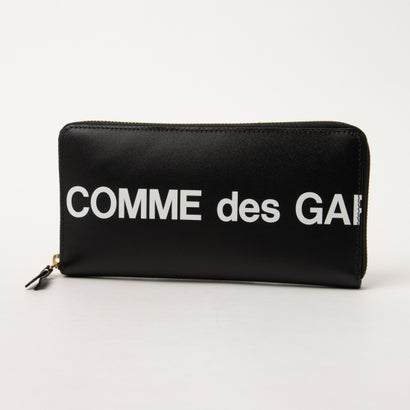 コムデギャルソン COMME des GARCONS HUGE LOGO WALLET 紙入れ （黒いこと）