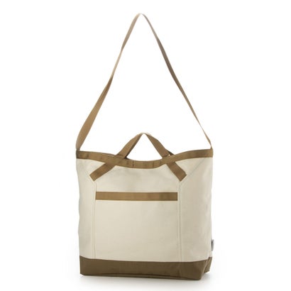 ブリーフィング BRIEFING 2WAY CANVAS TOTE トートバッグ （ナチュラル×コヨーテ）