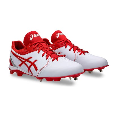 アシックス ASICS ネオコネクト スパイク （ホワイト&times;レッド）｜LOCOMALL（ロコンド公式ストア）