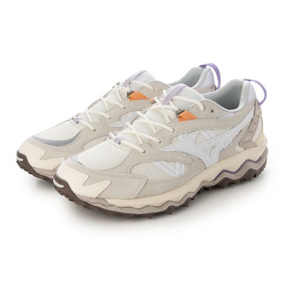ミズノ MIZUNO WAVE MUJIN TL トレイルスニーカー （ライトベージュ&times;ホワイト）｜LOCOMALL（ロコンド公式ストア）