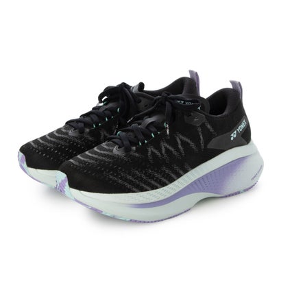 ヨネックス YONEX カーボンクルーズXRウィメン ランニングシューズ （ブラック×パープル）