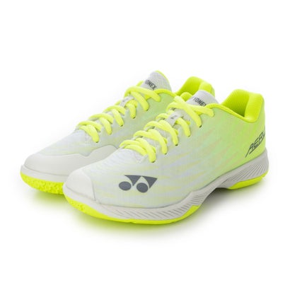 ヨネックス YONEX パワークッション エアラスZワイド バドミントンシューズ (グレー×イエロー)|LOCOMALL(ロコンド公式ストア)