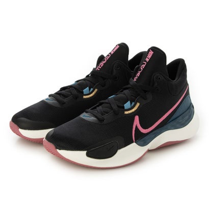 ナイキ NIKE DD9304 リニュー エレベート 3 篭球シューズ （黒いこと×ピンクシェケル）