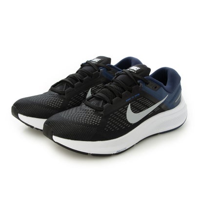 ナイキ NIKE DA8535 エアー ズーム ストラクチャー 24 ランニングシューズ （ブラック×グレー×ネイビー）