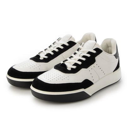 山びこ ECCO STREET COURT スニーカー （黒いこと×白いこと×黒いこと）