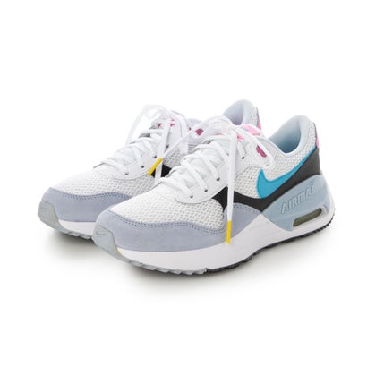 ナイキ NIKE DQ0284 エア マックス SYSTM BG スニーカー (ホワイト×ブルー×ブラック)|LOCOMALL(ロコンド公式ストア)