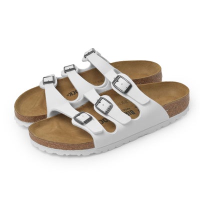 ビルケンシュトック BIRKENSTOCK フロリダ サンダル （ホワイト （細幅)）