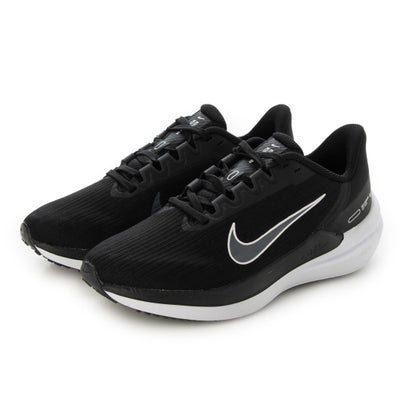 ナイキ NIKE DD8686 ウィメンズ エア ウィンフロー 9 ランニングシューズ （ブラック×グレー×ホワイト）
