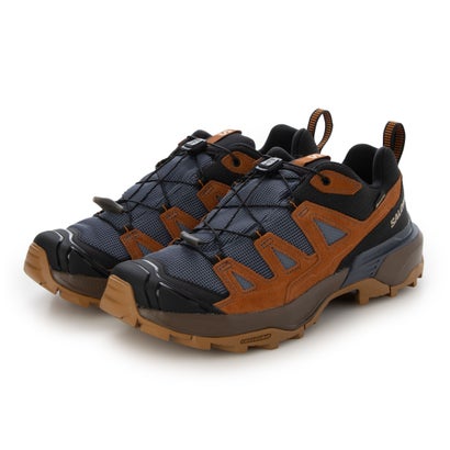 サロモン SALOMON X ULTRA 360 LEATHER GORE-TEX ハイキングシューズ （グリザイユ×キャラメルカフェ）