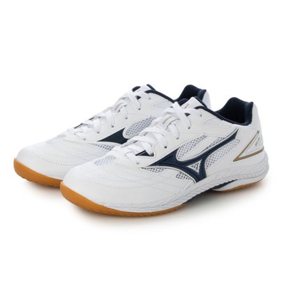 ミズノ MIZUNO 縮くれる運転 9 ピンポンシューズ （白いこと×米国海軍×ゴールド）