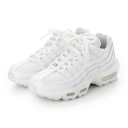 ナイキ NIKE エア湖 マックス 95 スニーカー （白いこと×メタリックシルバー）