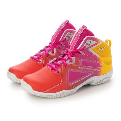 ミズノ MIZUNO ウエーブダイバース LG4 Ltd フィットネスシューズ （レッド&times;シルバー&times;イエロー）｜LOCOMALL（ロコンド公式ストア）