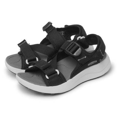 キーン KEEN エル スポーツ バックストラップ スポーツサンダル （ブラック×スティールグレー）