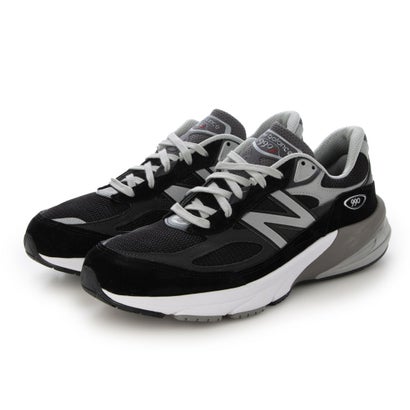 ニュー平衡にする New Balance Made インチ USA 990 v6 スニーカー （黒いこと）
