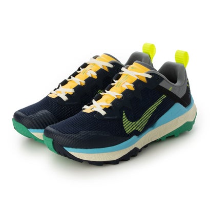 ナイキ NIKE DR2689 ワイルドホース 8 ランニングシューズ （オブシディアン×グレー）