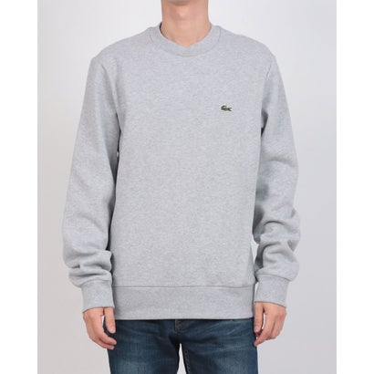 ラコステ LACOSTE L／S CTN FLEECE SWEAT 流汗 （ヘザーグレー）