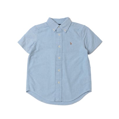 ラルフローレン RALPH LAUREN S／S OX SPORT SHIRT 半袖シャツ （ブルー）