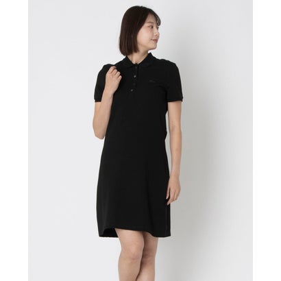 ラコステ LACOSTE S／S POLO DRESS ワンピース （ブラック）