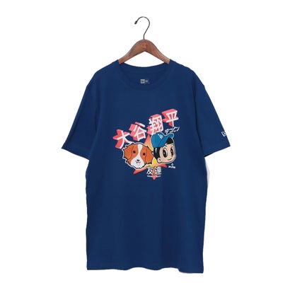 ニューエラ NEW ERA 大谷翔平×ドッグ Tシャツ（ブルー）