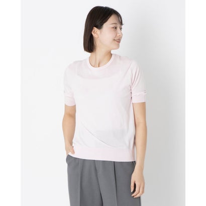 ジョンスメドレー JOHN SMEDLEY 半袖ニット （ソフトピンク）
