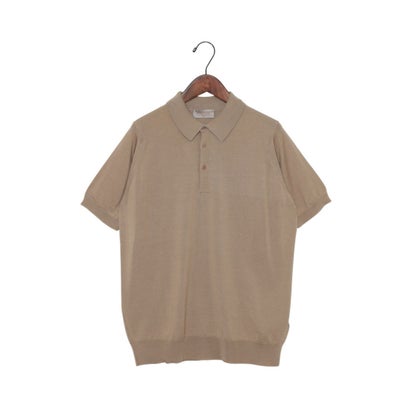 ジョンスメドレー JOHN SMEDLEY 半袖ポロシャツ （キャメル）