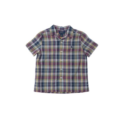 ラルフローレン RALPH LAUREN SS LINEN ANDY CAMP SHIRT-PLD 半袖シャツ （マルチ）