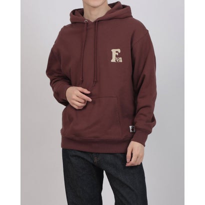 モデム青写真 modemdesign FUN DOG PULLOVER HOOD パーカー （赤銅色）