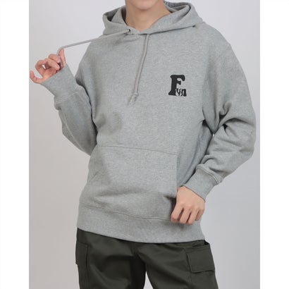 モデム青写真 modemdesign FUN DOG PULLOVER HOOD パーカー （薄墨色）