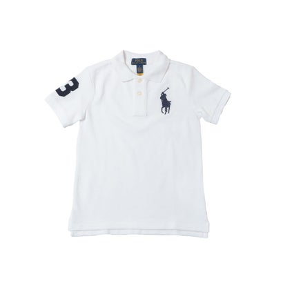 ラルフローレン RALPH LAUREN Big Pony コットン メッシュ ポロシャツ 半袖ポロシャツ （ホワイト）