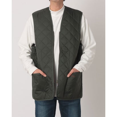 バブアー Barbour QUILTED WAISTCOAT ZIP-IN LINER キルティングより良い （オリーブ×古典派音楽）