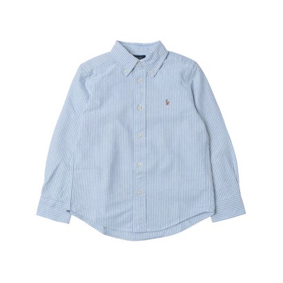 ラルフローレン RALPH LAUREN ストライプド コットン オックスフォード シャツ 長袖シャツ （Lブルーストライプ） 6,488円