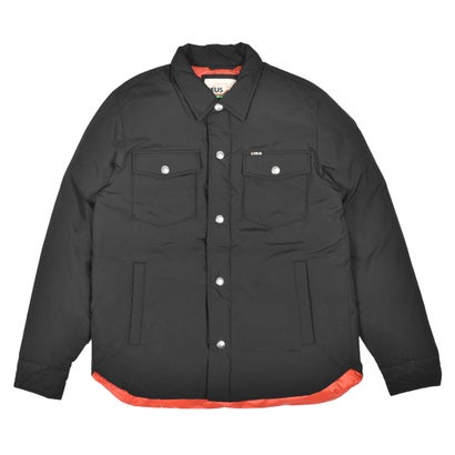 デウスエクスマキナ Deus ex Machina ALPINE PADDED OVERSHIRT シャツジャケット （ブラック）