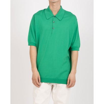 ジョンスメドレー JOHN SMEDLEY 半袖スポーツシャツ （緑であること太陽面爆発）