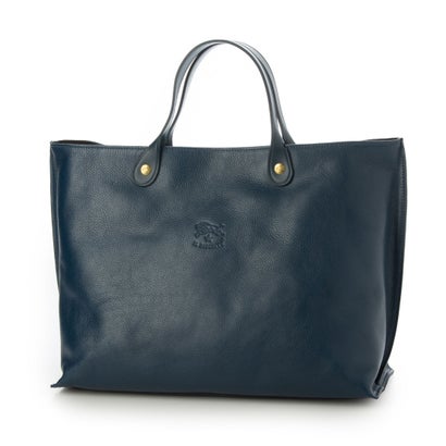 イルビゾンテ IL BISONTE TOP HANDLE BAG （BLU OLTREMARE）