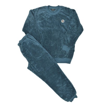 アダバット リラックスウェア　アンダーウェア adabat RELAX WEAR / UNDER WEAR 長袖ニットパジャマ （ブルー） 15,257円