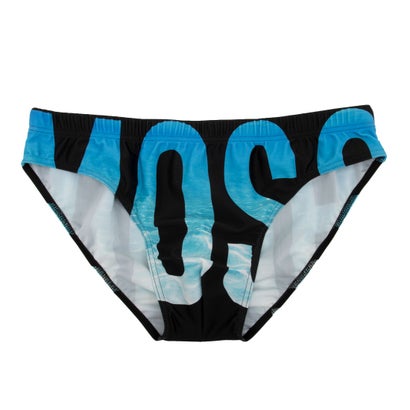 モスキーノ スイム MOSCHINO SWIM OCEAN PRINT BRIEF【返品不可商品】 (BLUE)