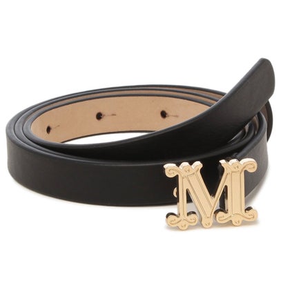 Max Mara ブラウン Mロゴバックル ベルト 保存袋付き Max Mara ブラウン Mロゴバックル ベルト 保存袋付き