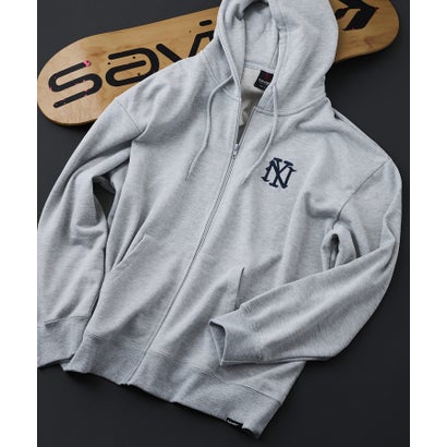 ジーンズメイト JEANS MATE SAVIER NY ロゴフルジップ PK （モクグレー）