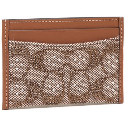 コーチ COACH カードケース エッセンシャル カードケース ベージュ レディース COACH CCD08 LHBAR （LH BURNISHED AMBER）