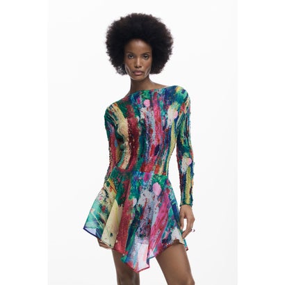 デシグアル Desigual ワンピース (ブラウン)|LOCOMALL(ロコンド公式ストア)