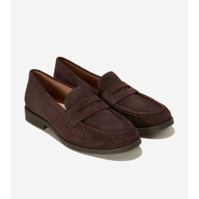 電話を掛ける ハーン COLE HAAN スタッシ ホンブルグ帽 置き目毛革 womens （CH うす暗い 黒茶 スエードクロス）