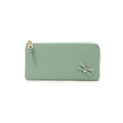 ランバン オン ブルー LANVIN en Bleu ペアル 薄マチLファスナー長財布 （グリーン）｜LOCOMALL（ロコンド公式ストア）