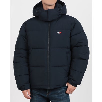 トミー ヒルフィガー TOMMY HILFIGER フーデッドフラッグパッファジャケット （マルチ） メンズファッション-その他