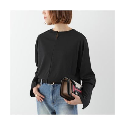 シニヨン CHIGNON CHIGNON ブラウス 8756-501KK カットジョーゼットT （ブラック）