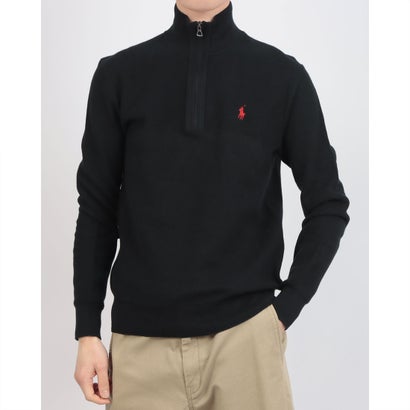 ラルフローレン RALPH LAUREN L／S FZ LONG HOODED 長袖カットソー （黒いこと）