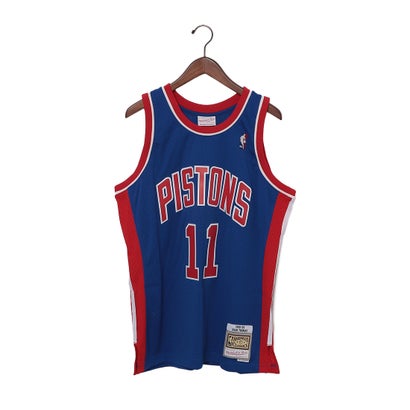 ミッチェルアンドネス mitchell & ness スイングマン ジャージー デトロイトピストンズ ロード 1988-89 アイザイアトーマス ユニフォーム （デトロイトピストンズ）